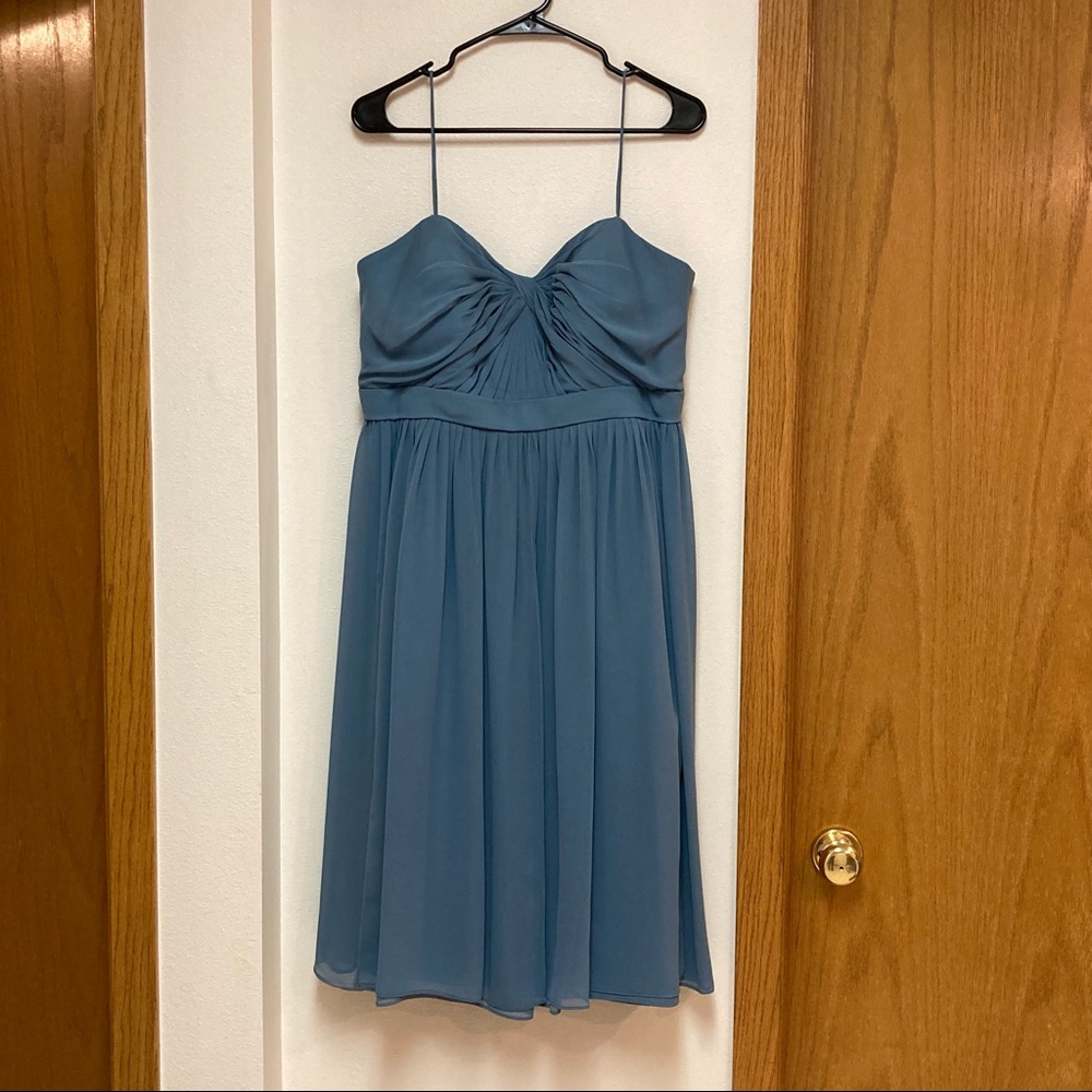 Jenny Yoo Bridesmaid Spaghetti Strap Dress
